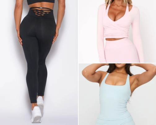 My favorite activewear cover photo collage