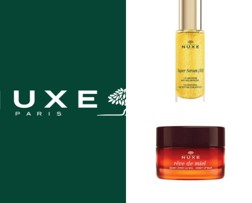 Nuxe Paris cover photo collage