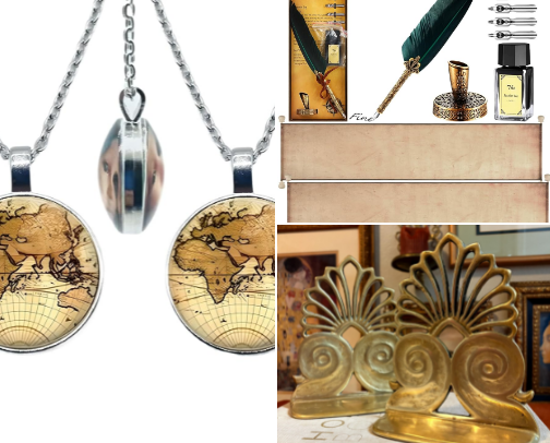 You’ll Feel Like a Novel in These 15 Bookish-Inspired Accessories cover photo collage