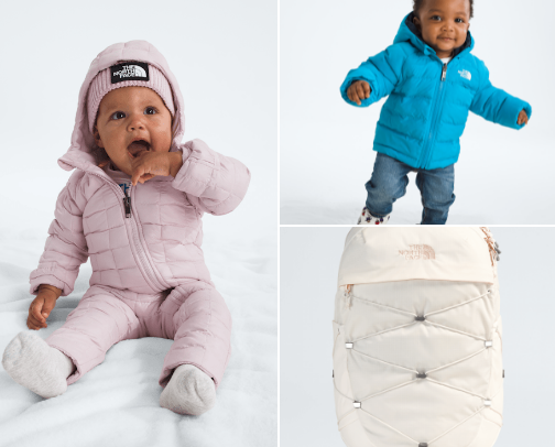 End of Season Sales: The North Face cover photo collage