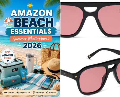 🏖️ Best Amazon Beach Essentials 2026 cover photo collage