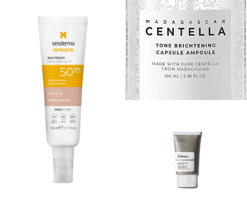 Skincare favorites cover photo collage