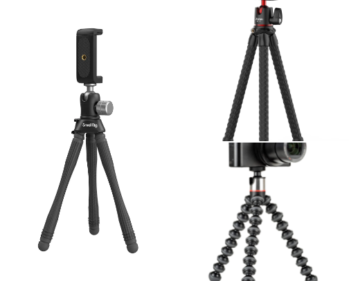 Flexible Tripods cover photo collage