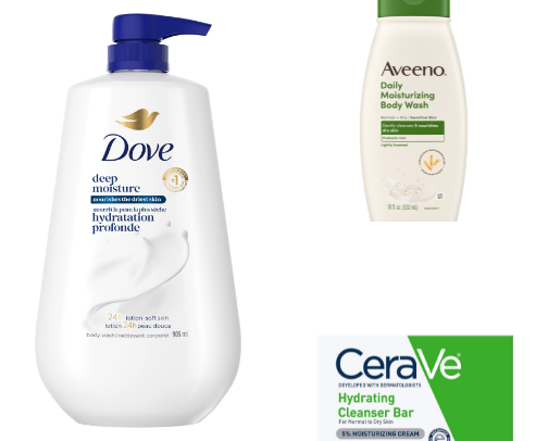Elegant body care cover photo collage