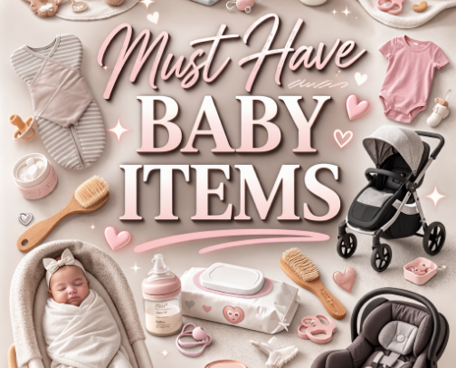 Baby Must- Haves🫶 cover photo collage
