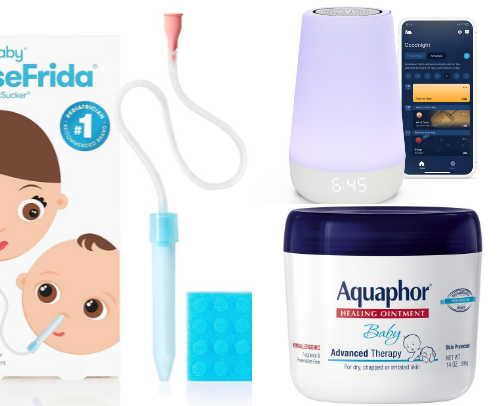 Mom & Baby Essentials: 30+ Must-Haves for Everyday Comfort & Care cover photo collage