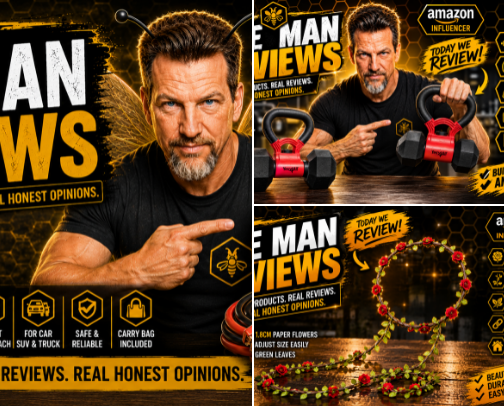 BEE MAN | Amazon Reviews cover photo collage