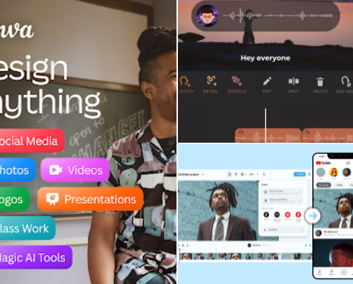Content creator beginner tools cover photo collage