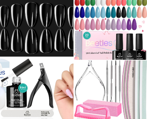 Best Amazon finds to do your nails💅❤️ cover photo collage
