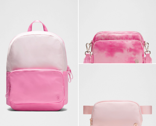 Very Cute Pink Lululemon Bags cover photo collage