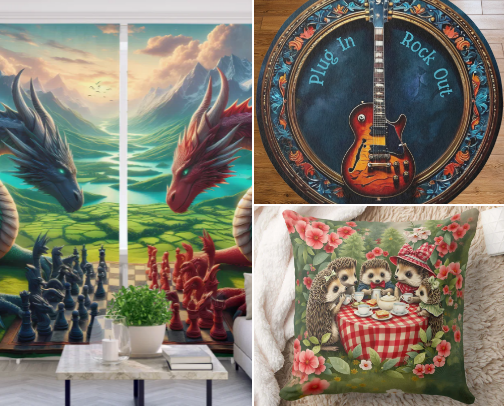 Unique Home Decor for Those Craving Something a Little Different 🏠 cover photo collage