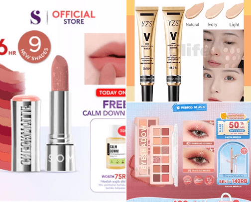 Make up cover photo collage