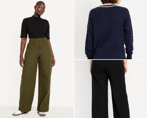 Teacher outfits from old navy cover photo collage