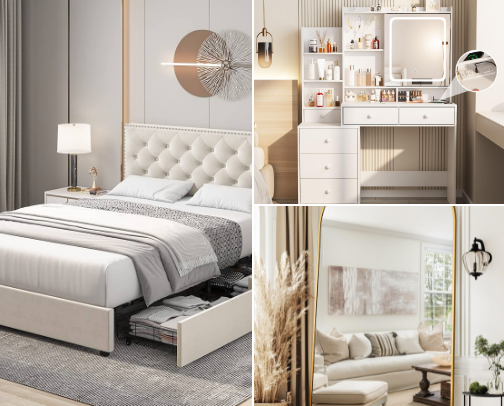 Dream Bedroom cover photo collage