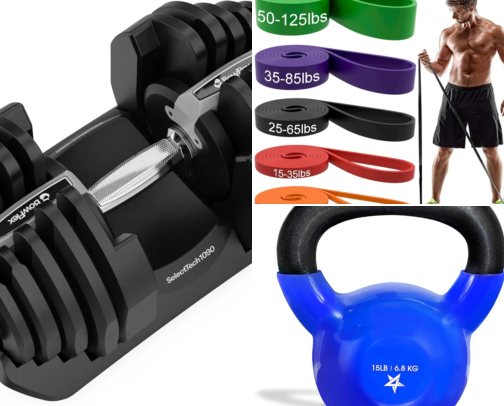 Best Affordable Home Gym Essentials cover photo collage