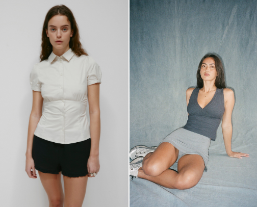 natural clothing brands for hot people ｡𖦹°‧ cover photo collage