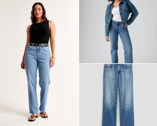 Mid rise Jeans cover photo collage