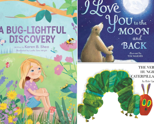 Children’s books cover photo collage