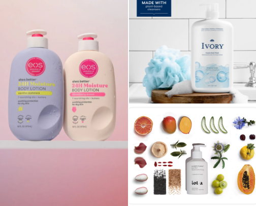 Body Care Products for Dry & Sensitive Skin You Will Find in My Bathroom cover photo collage