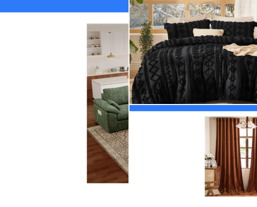 Home 🏡☕🛋️ cover photo collage