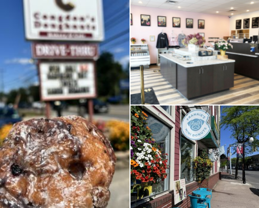 Mmmm, Donuts: Your Guide to Donuts in Southern Maine cover photo collage