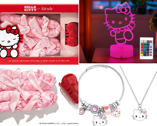 HELLO KITTY FINDS cover photo collage