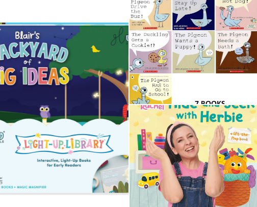 Kids books & learning cover photo collage