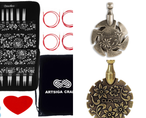 Crafting notions and tools cover photo collage