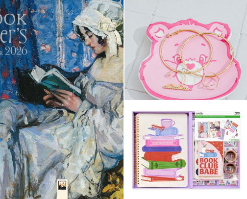Nostalgic gift ideas for women/millennials: Care Bares,  journals, and fun finds! cover photo collage