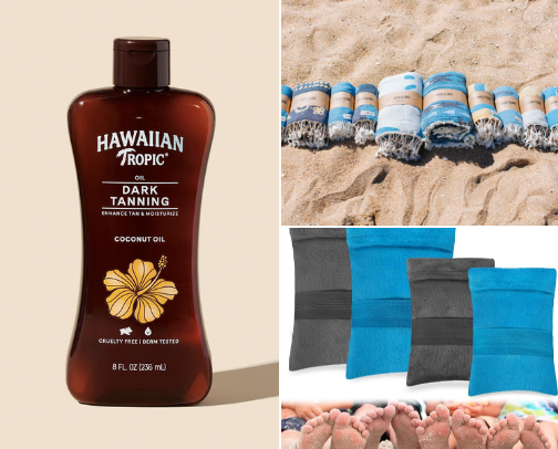 My Beach Day Essentials☀️⛱️ cover photo collage