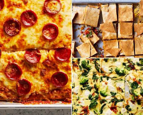 Sheet Pan Dinners I Rely On cover photo collage