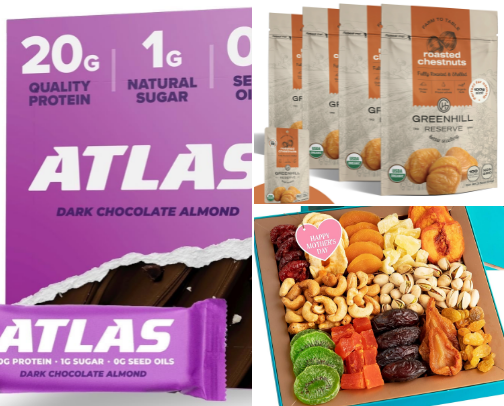 Health conscious food and drink cover photo collage