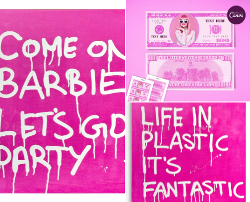 🩷Barbie Pink Party🩷 cover photo collage