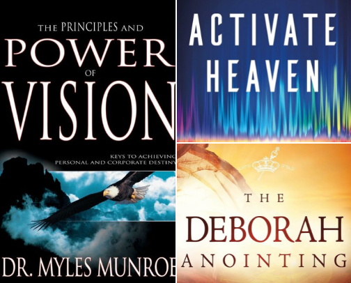 Christian Books on Purpose, Calling, Voice, and Spiritual Breakthrough. cover photo collage