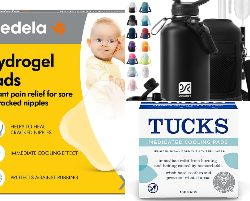 In my 💕postpartum healing era💕 cover photo collage