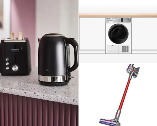Trendy appliance cover photo collage