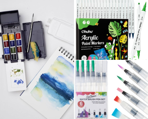 Amazing Art Supplies for Curious Artists cover photo collage