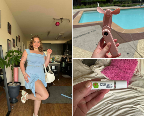 What’s in my bag 👛 Chronic Illness Edition ⚡️ cover photo collage