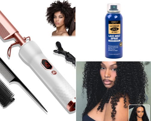 Installing a Lace Front Wig cover photo collage