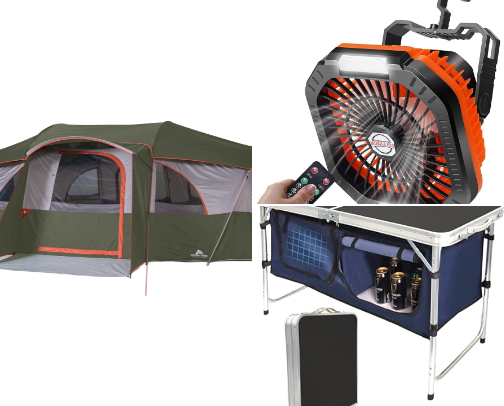 Camping Essentials cover photo collage