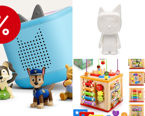 Toddler approved toys cover photo collage