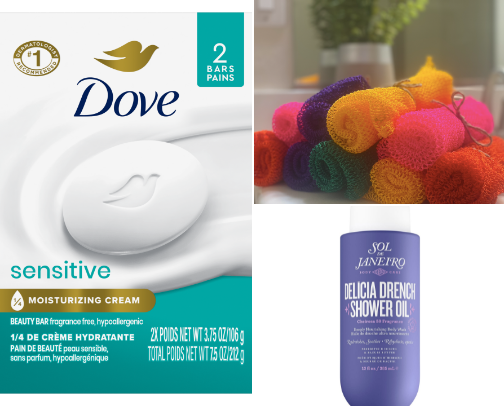 Bathroom essentials 🧼🚿🚽 cover photo collage