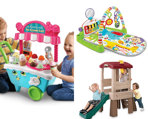 Baby toys cover photo collage