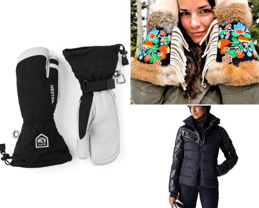 Women’s Downhill Ski Clothing & Gear. cover photo collage