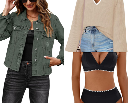 Amazon Clothes for women cover photo collage