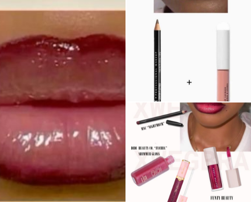 lip combos 💋 cover photo collage