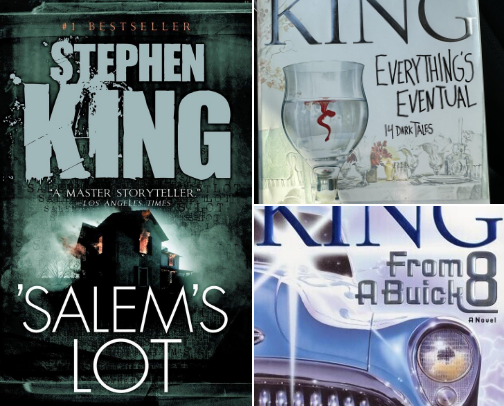 Stephen King Best Books cover photo collage