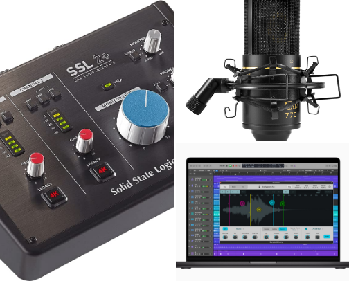 My music gear cover photo collage