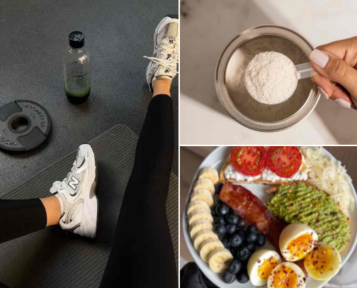 Protein Snacks cover photo collage