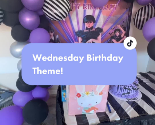 Wednesday Birthday Theme cover photo collage